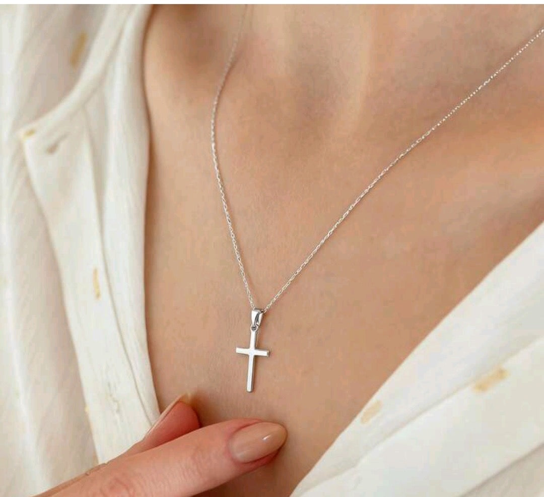 Silver Cross Necklace