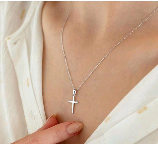 Silver Cross Necklace