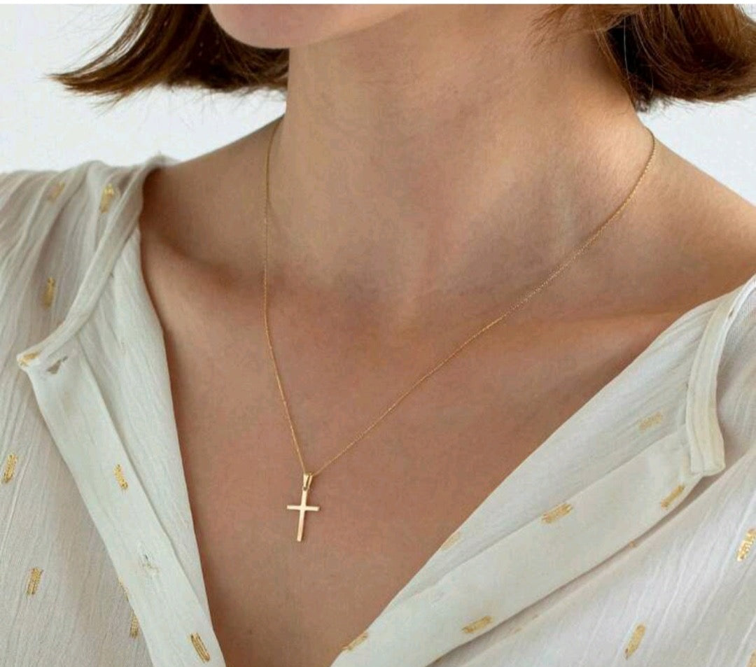 Gold Cross Necklace